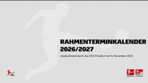 Terminkalender Bundesliga